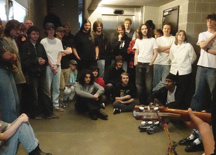 De eerste Sound Track Sessie in Het Depot