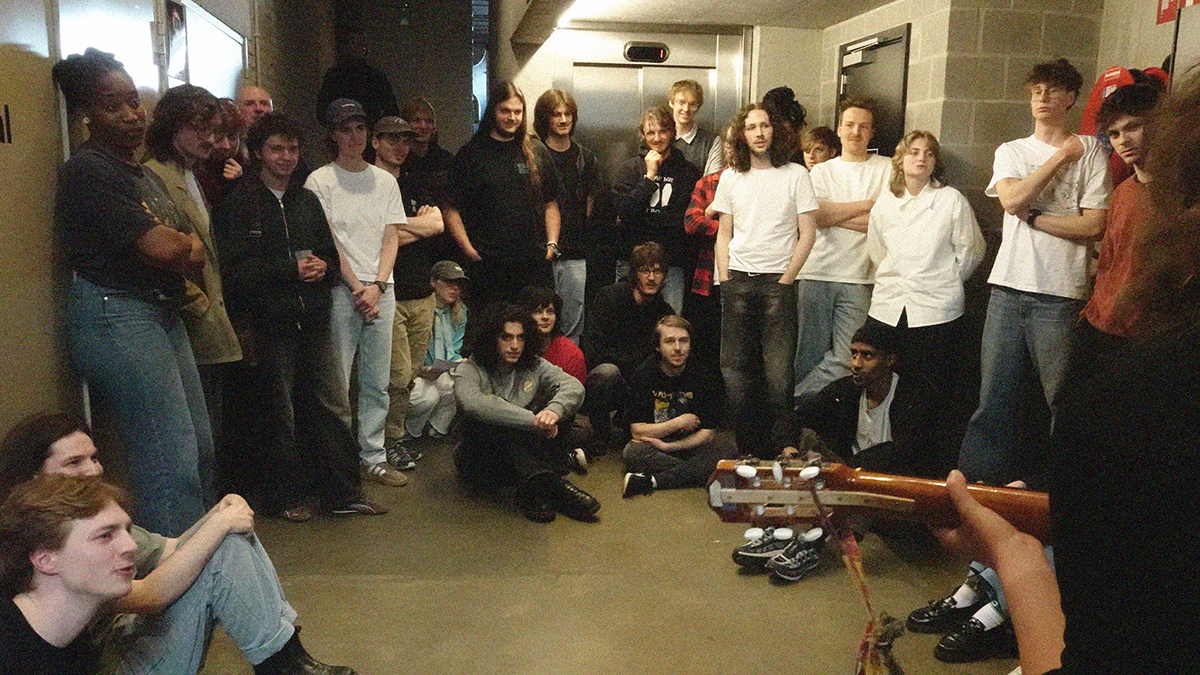 De eerste Sound Track Sessie in Het Depot